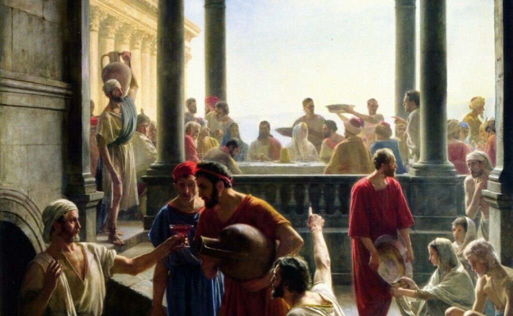 Carl Bloch, Noces de Cana, 1870