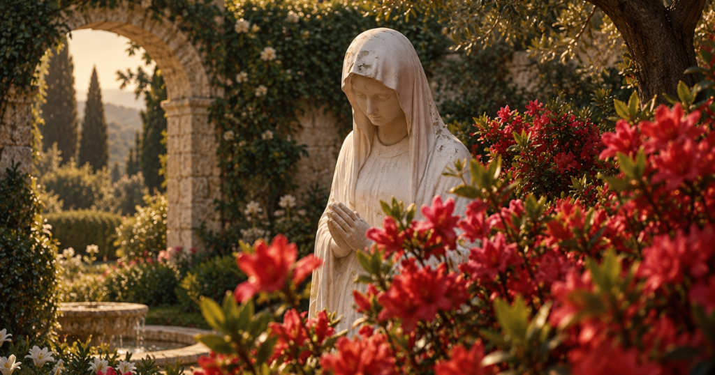 La Vierge et le Jardin